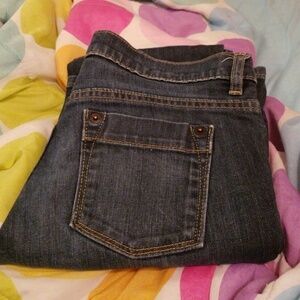 Dark blue banana republic Jean's. Size 00p.